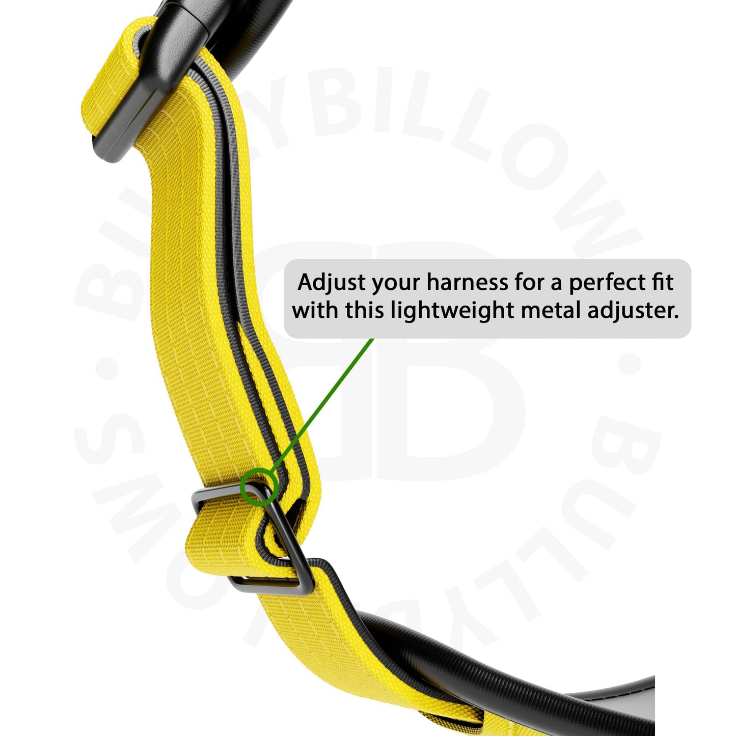 Premium Comfort Harness | Non Restrictive & Adjustable - Yellow v2.0