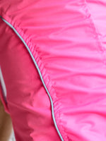 Dog Coat With Zip - Shower Proof - Carmine Rose