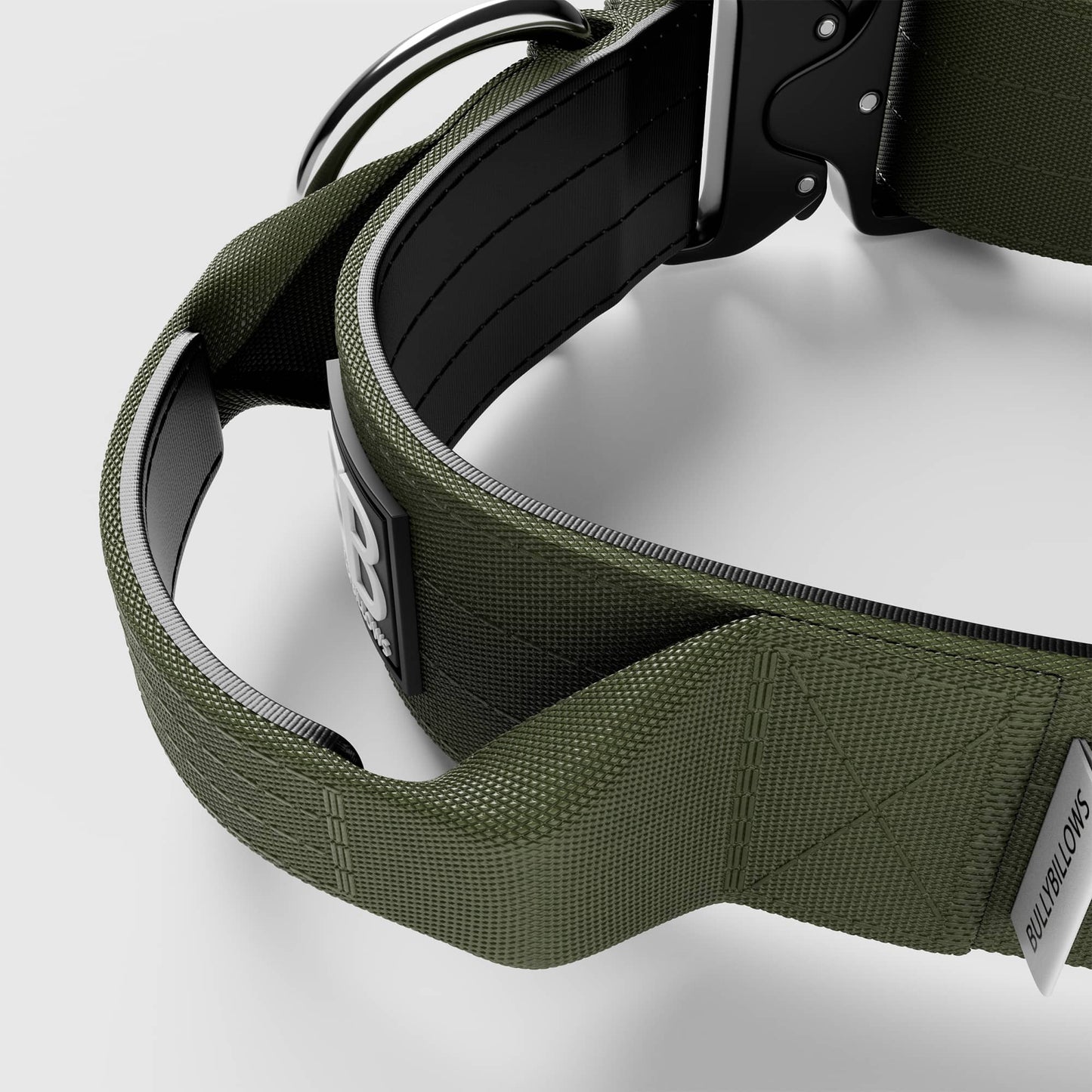 5cm Combat® Collar | With Handle & Rated Clip - Khaki v2.0