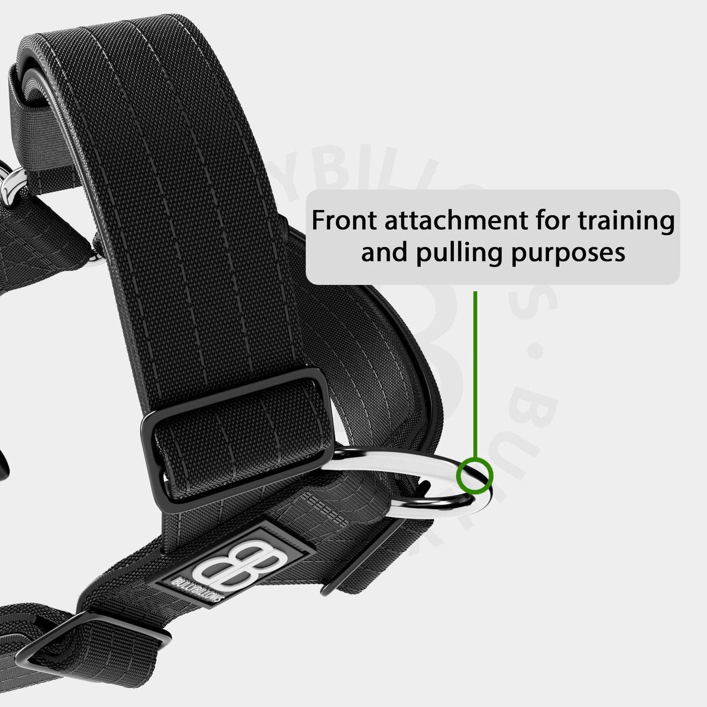 TRI-Harness® | Anti-Pull, Adjustable & Durable - Dog Trainers Choice - Black v2.0