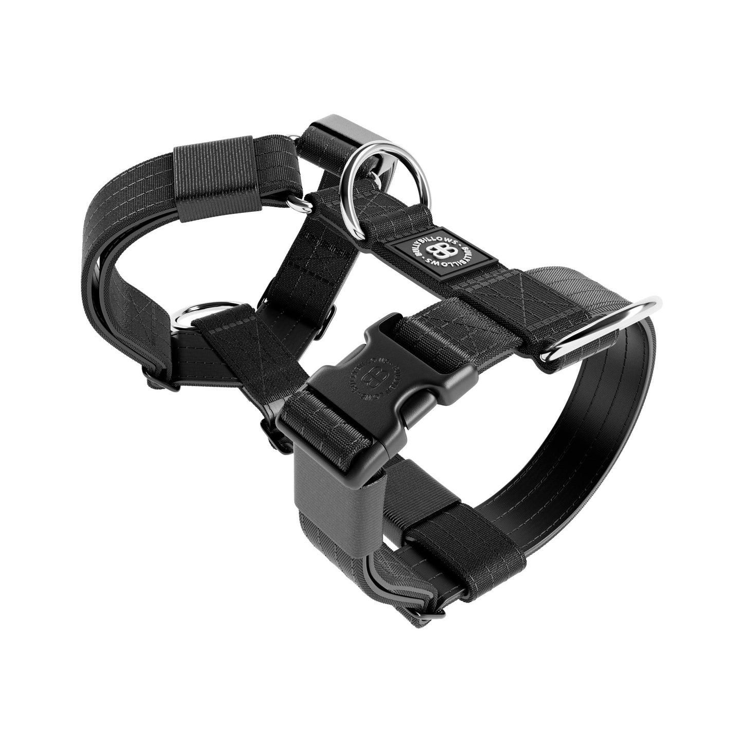 TRI-Harness® | Anti-Pull, Adjustable & Durable - Dog Trainers Choice - Black v2.0