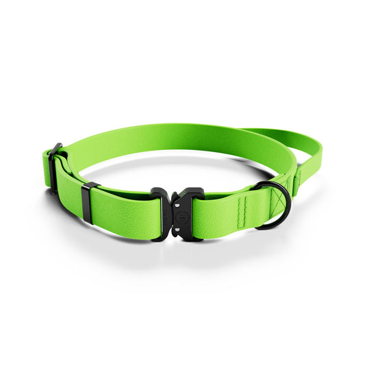 2.5cm Combat Billowthane® Collar | Waterproof | NEON Green