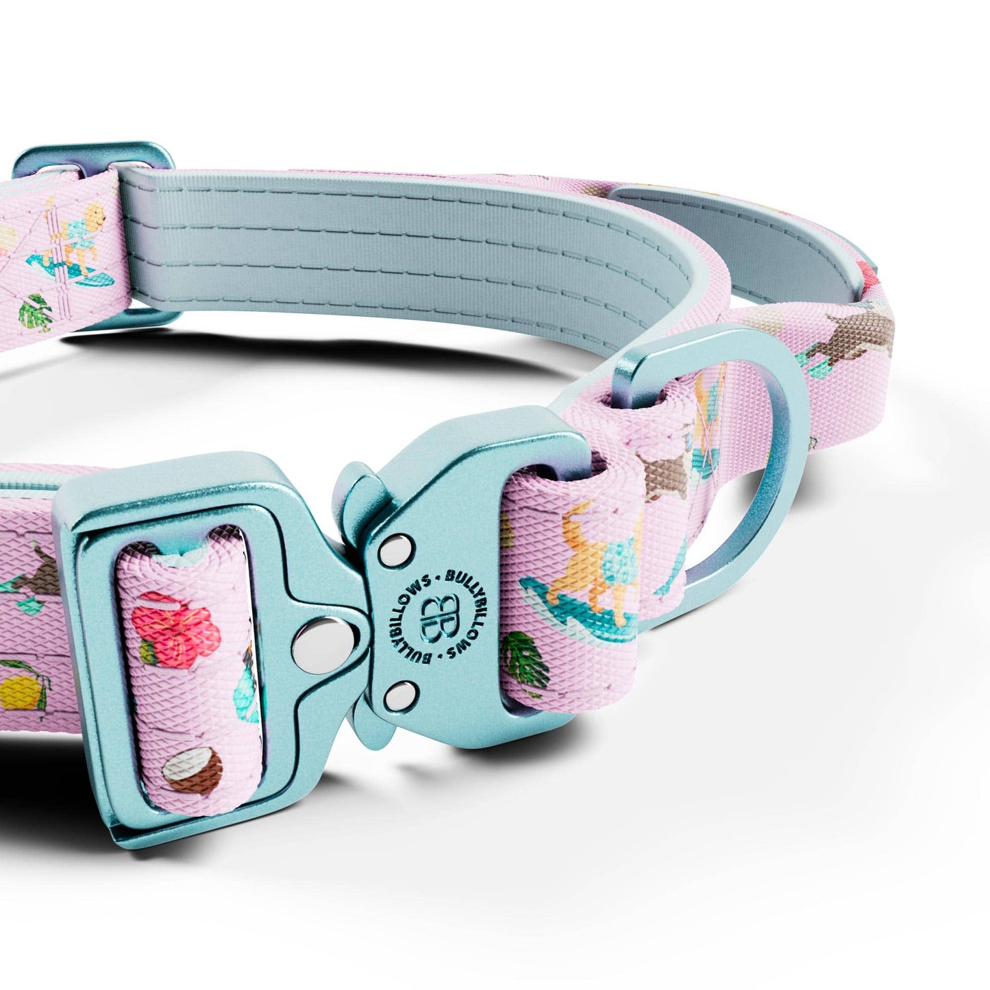 2.5cm Lighter Combat® Collar | With Handle & Secure Clip - BalmyBillows Pink