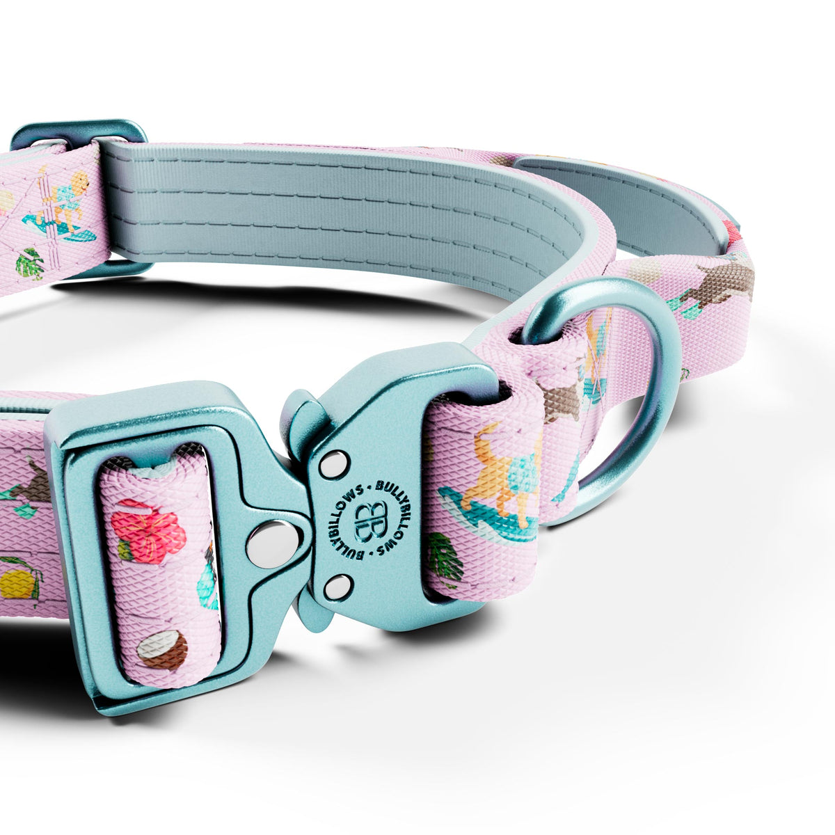 2.5cm Lighter Combat® Collar | With Handle & Secure Clip - BalmyBillows Pink