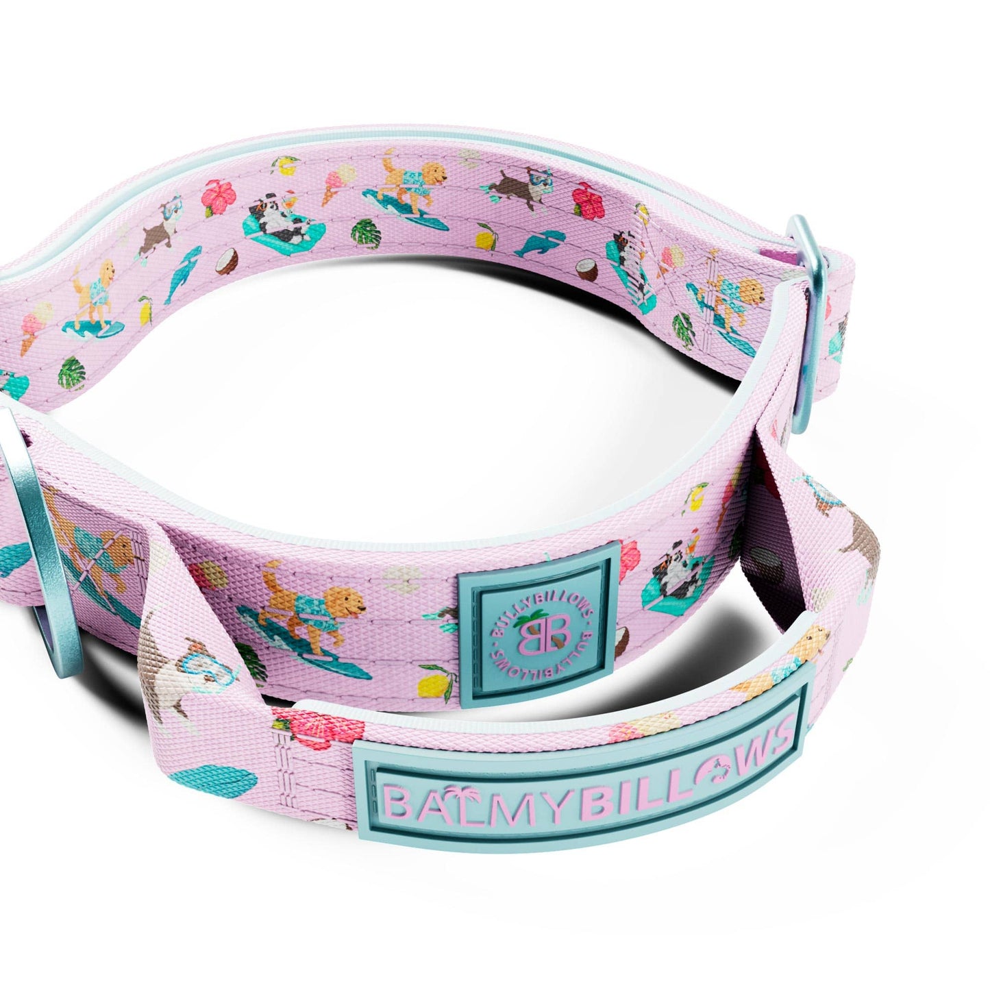 2.5cm Lighter Combat® Collar | With Handle & Secure Clip - BalmyBillows Pink