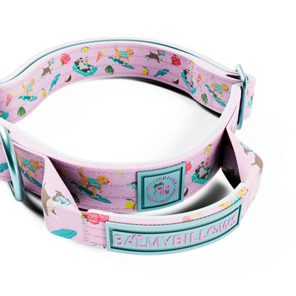 2.5cm Lighter Combat® Collar | With Handle & Secure Clip - BalmyBillows Pink