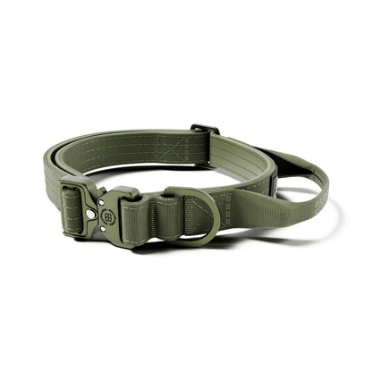 2.5cm Lighter Combat® Collar | Handle & Rated Clip - Khaki x Khaki