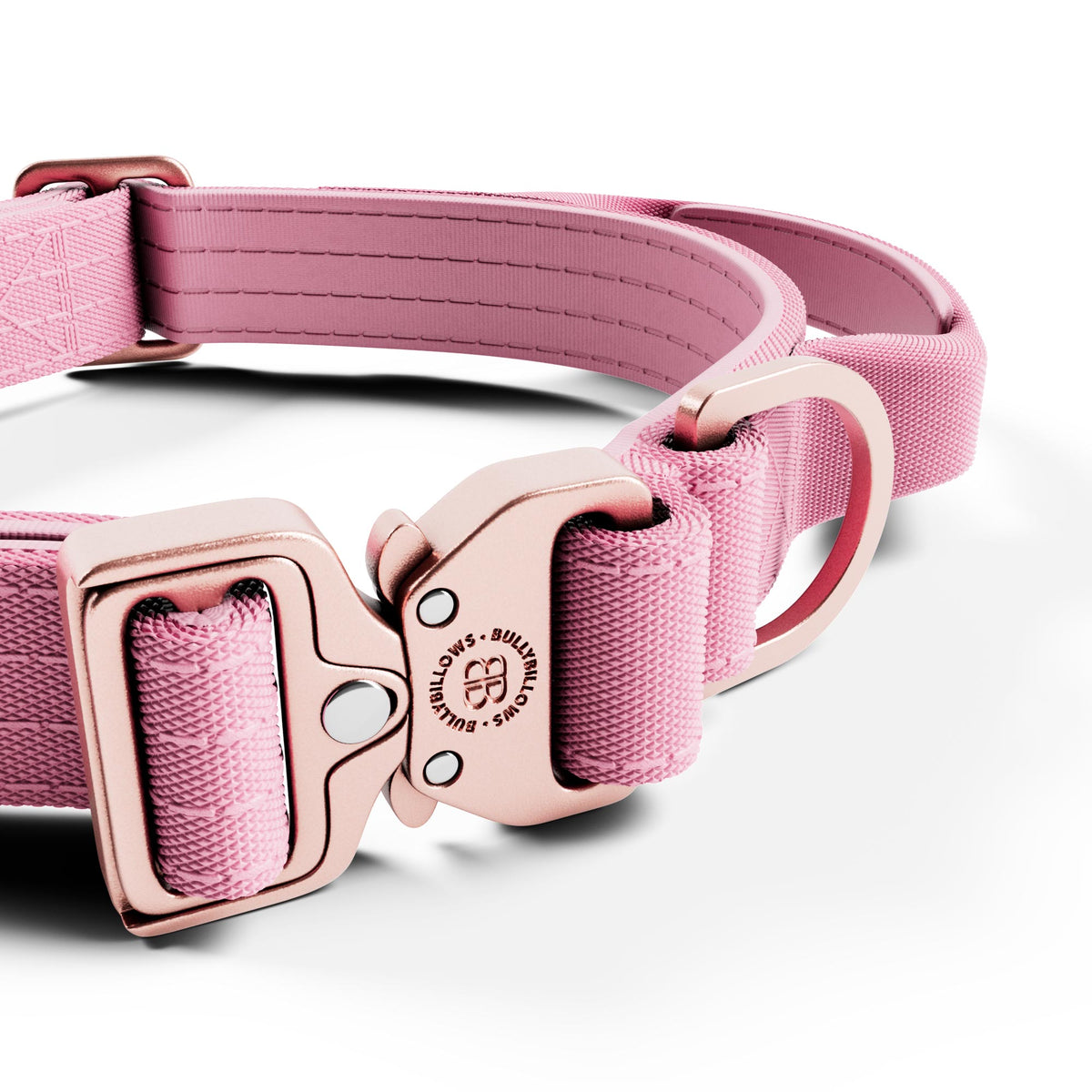 2.5cm Lighter Combat® Collar | Handle & Rated Clip - Pink x Pink