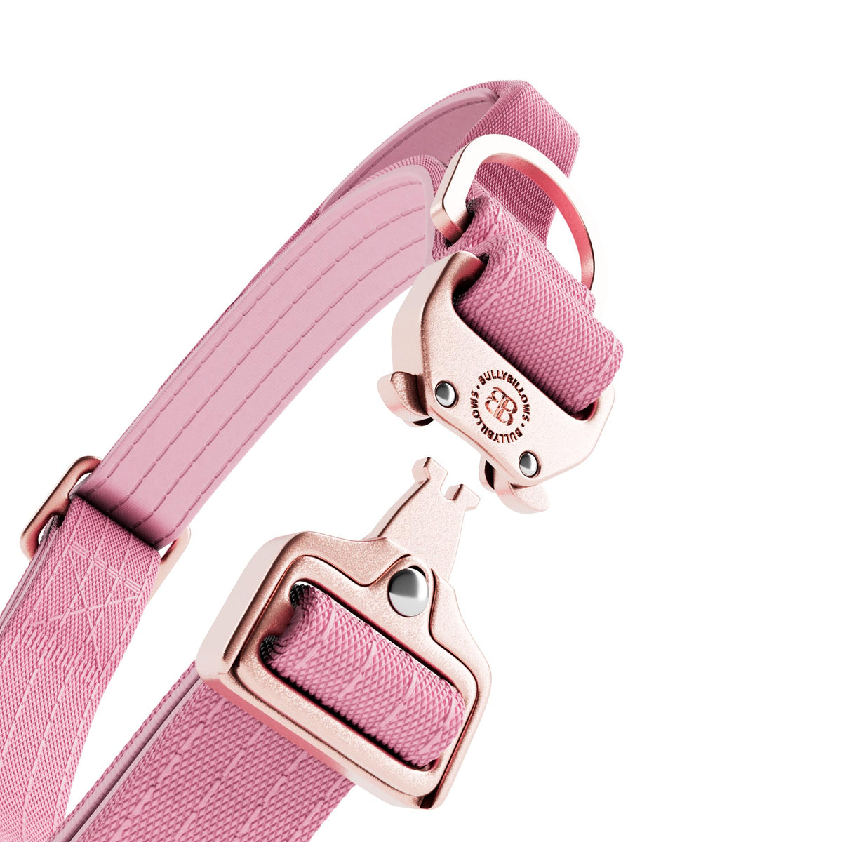 2.5cm Lighter Combat® Collar | Handle & Rated Clip - Pink x Pink