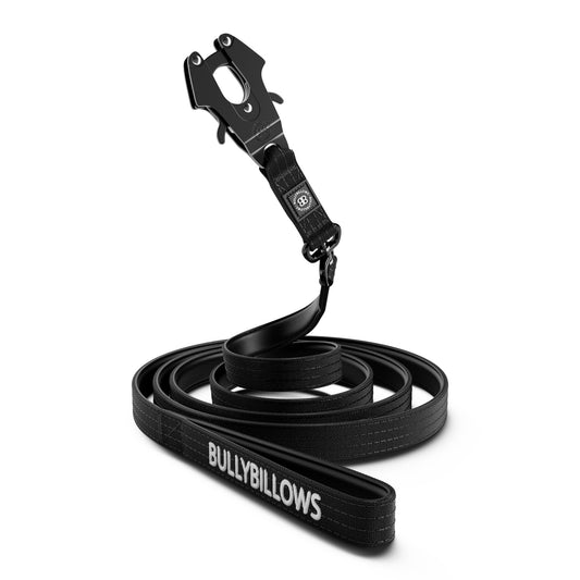 3m Swivel Combat Lead | Anti-Tangle & Secure Clip - Black