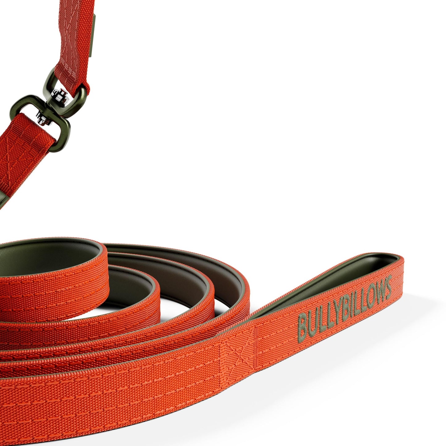 3M Lighter Swivel Combat Lead | Anti-Tangle & Secure Clip - Burnt Orange x Khaki