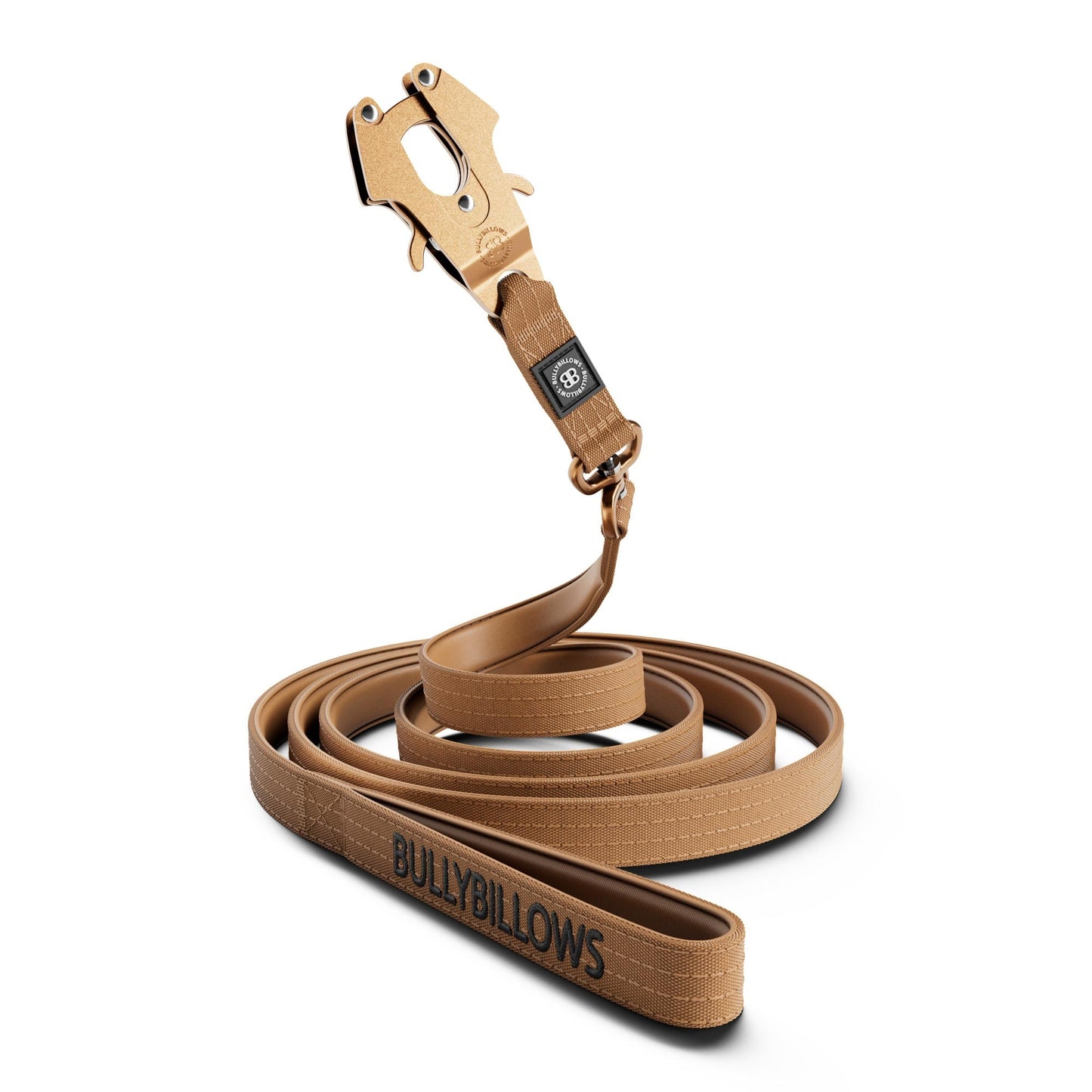 3M Lighter Swivel Combat Lead | Anti-Tangle & Secure Clip - Tan x Tan