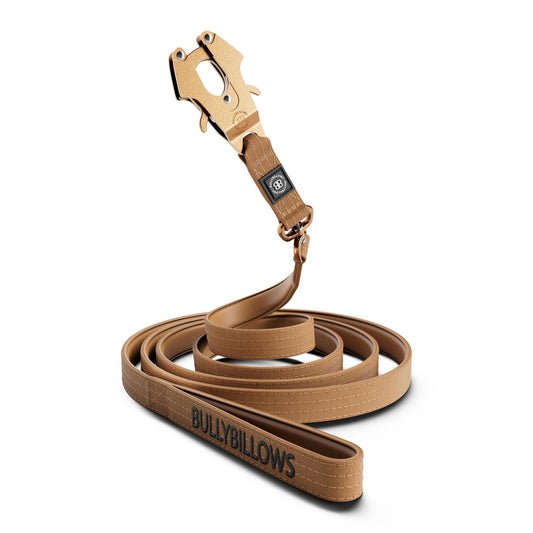 3M Lighter Swivel Combat Lead | Anti-Tangle & Secure Clip - Tan x Tan