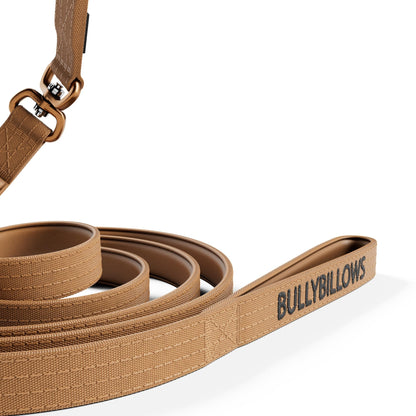 3M Lighter Swivel Combat Lead | Anti-Tangle & Secure Clip - Tan x Tan