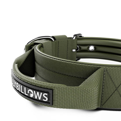 5cm Pin Collar | With Handle & Robust Hardware - Khaki