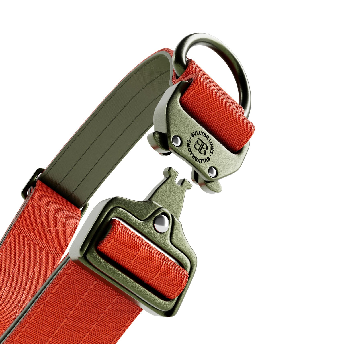 4cm Lighter Combat® Collar | No Handle & Secure Clip - Burnt Orange X Khaki