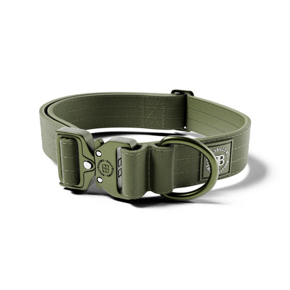 4cm Lighter Combat® Collar | No Handle & Secure Clip - Khaki X Khaki