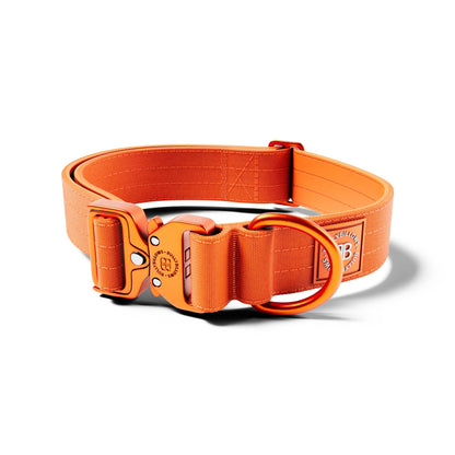 4cm Lighter Combat® Collar | No Handle & Secure Clip - Orange X Orange