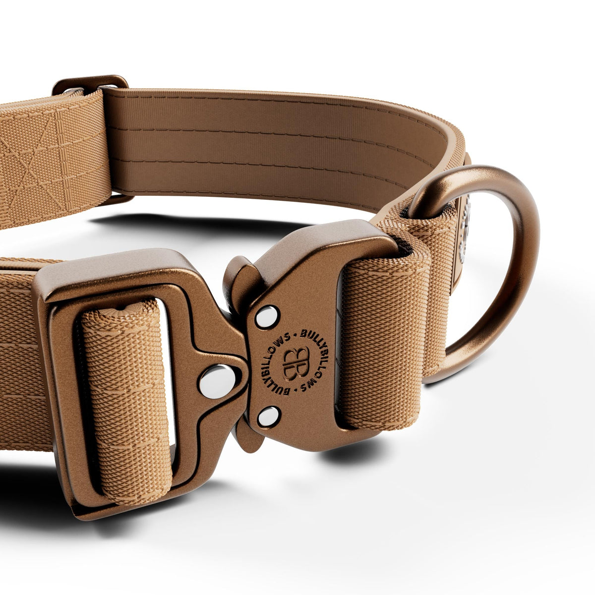 4cm Lighter Combat® Collar | No Handle & Secure Clip - Tan X Tan