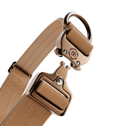 4cm Lighter Combat® Collar | No Handle & Secure Clip - Tan X Tan