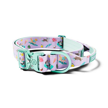 4cm Lighter Combat® Collar | With Handle & Secure Clip - BalmyBillows Purple