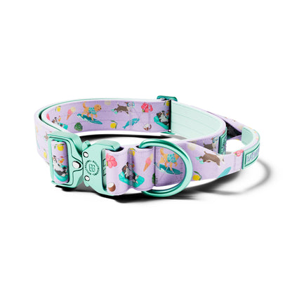 4cm Lighter Combat® Collar | With Handle & Secure Clip - BalmyBillows Purple