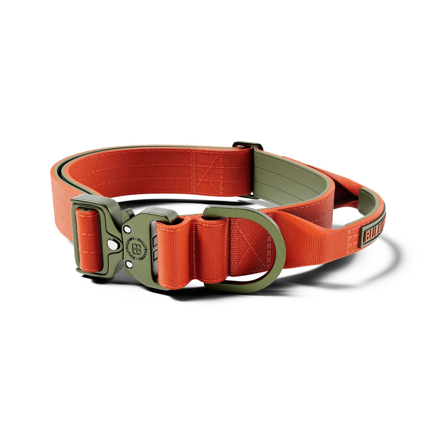 4cm LIGHTER Combat® Collar | With Handle Rated Clip - Burnt Orange X Khaki