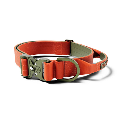 4cm LIGHTER Combat® Collar | With Handle Rated Clip - Burnt Orange X Khaki