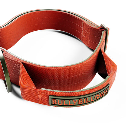 4cm LIGHTER Combat® Collar | With Handle Rated Clip - Burnt Orange X Khaki