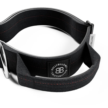 4cm Tweed Combat® Collar | With Handle & Rated Clip -  Charcoal Black