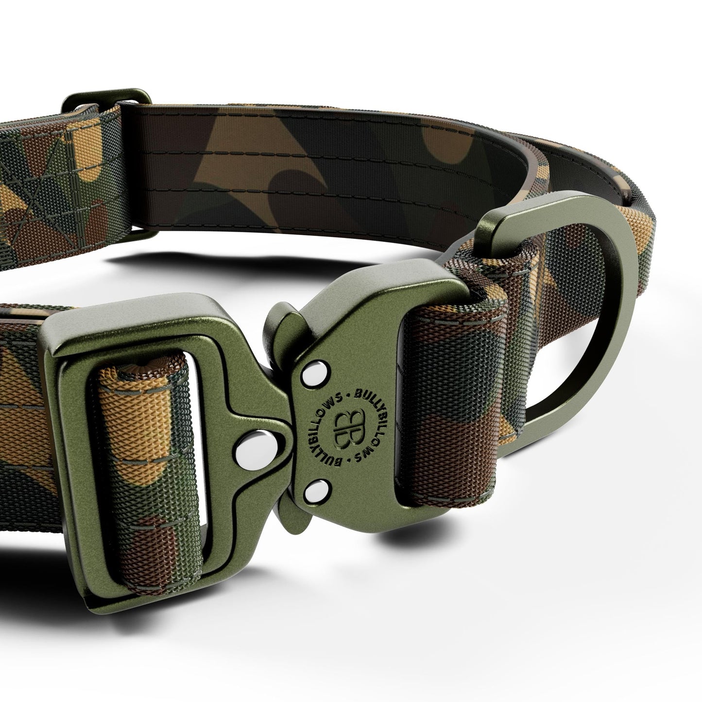 4cm Lighter Combat® Collar | Green Camouflage