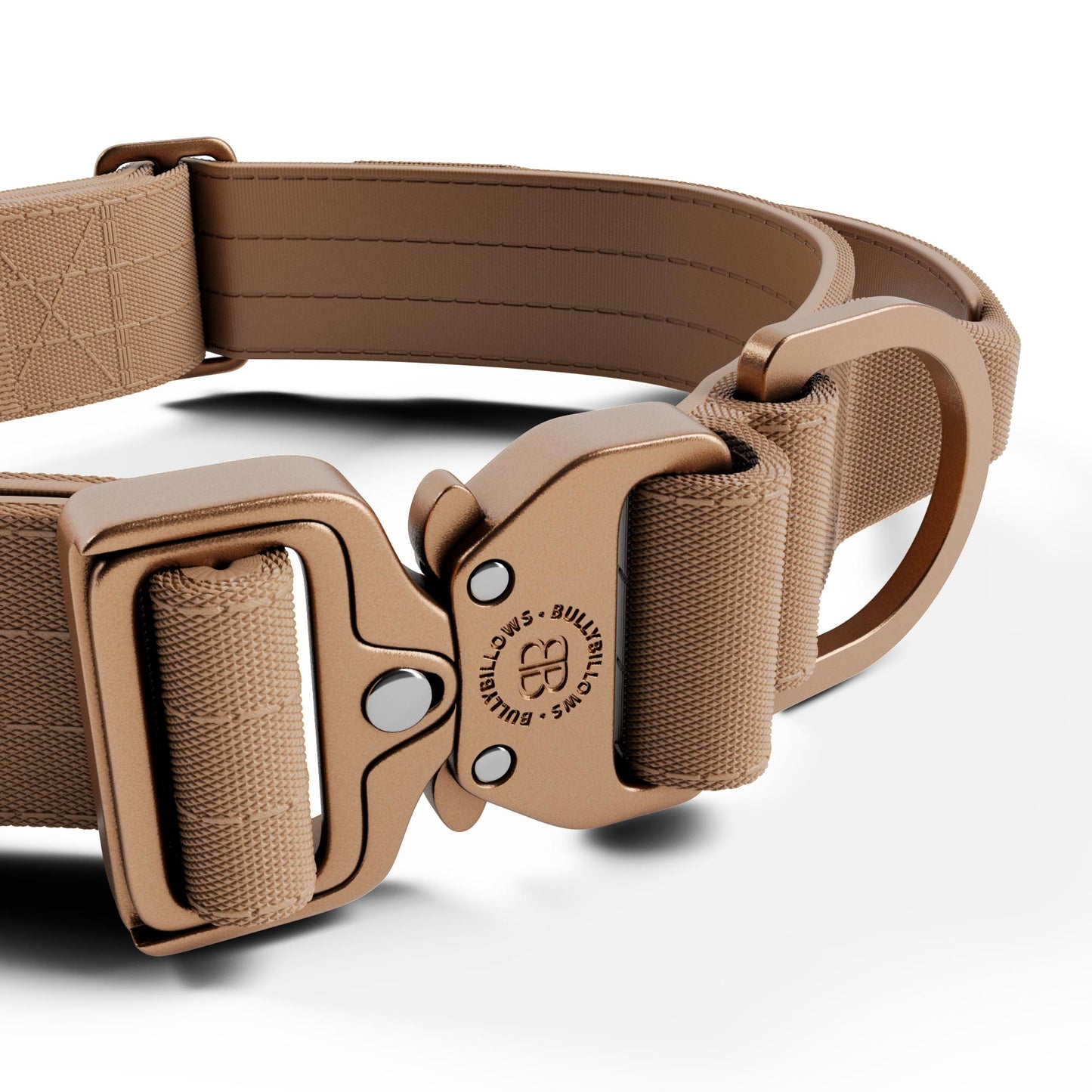 4cm LIGHTER Combat® Collar | With Handle Rated Clip - Tan x Tan
