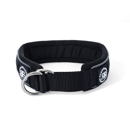 4cm Slip on Collar | Soft Padded & Reflective - Black v2.0