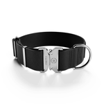 5cm Combat Billowthane® Collar | Waterproof & Anti-Rust - Platinum