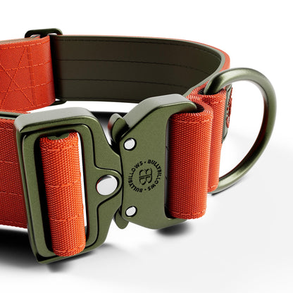 5cm Lighter Combat® Collar | No Handle Secure Clip - Burnt Orange X Khaki