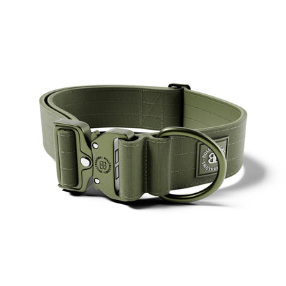 5cm Lighter Combat® Collar | No Handle Secure Clip - Khaki X Khaki