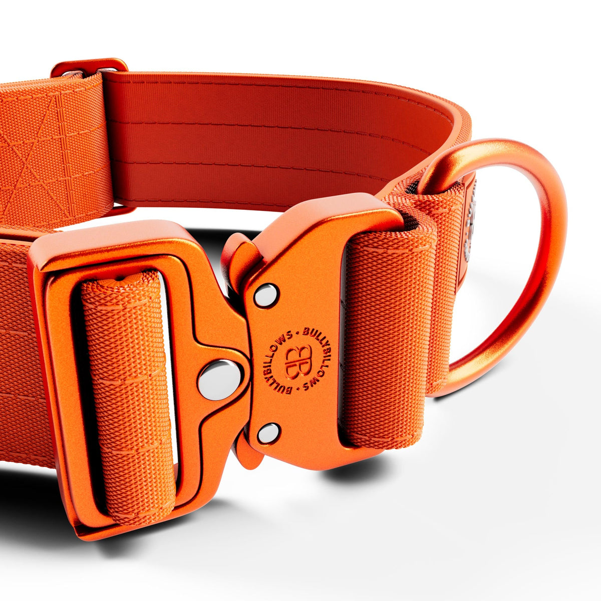 5cm Lighter Combat® Collar | No Handle Secure Clip - Orange X Orange