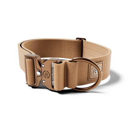 5cm Lighter Combat® Collar | No Handle Secure Clip - Tan X Tan