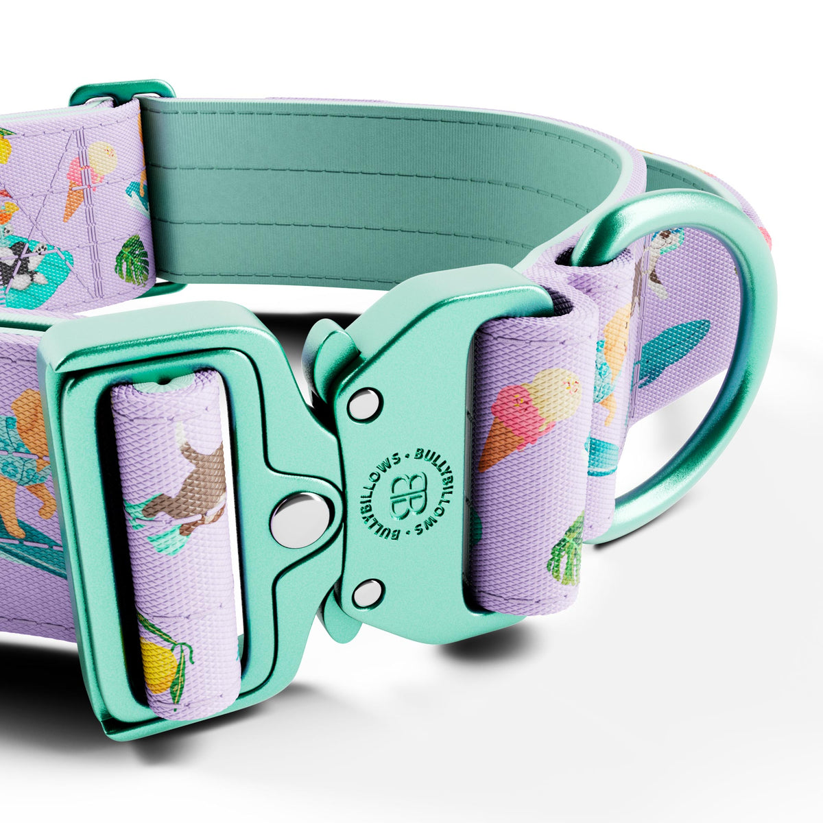 5cm Lighter Combat® Collar | With Handle & Secure Clip - BalmyBillows Purple