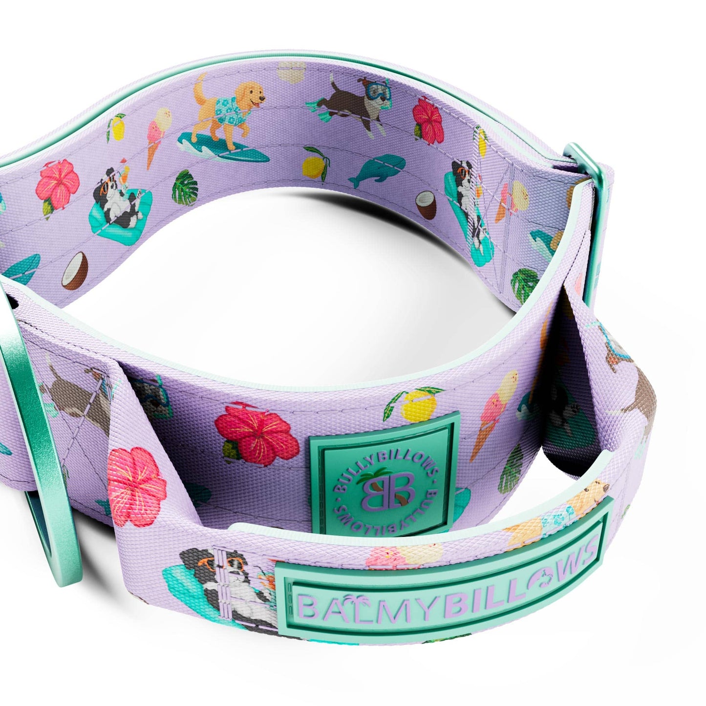 5cm Lighter Combat® Collar | With Handle & Secure Clip - BalmyBillows Purple