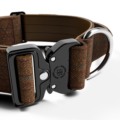 5cm Tweed Combat® Collar | With Handle & Rated Clip - Classic Tan