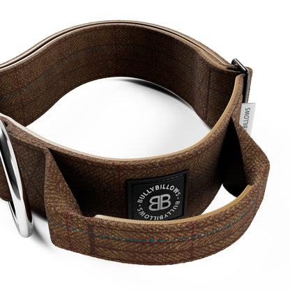 5cm Tweed Combat® Collar | With Handle & Rated Clip - Classic Tan