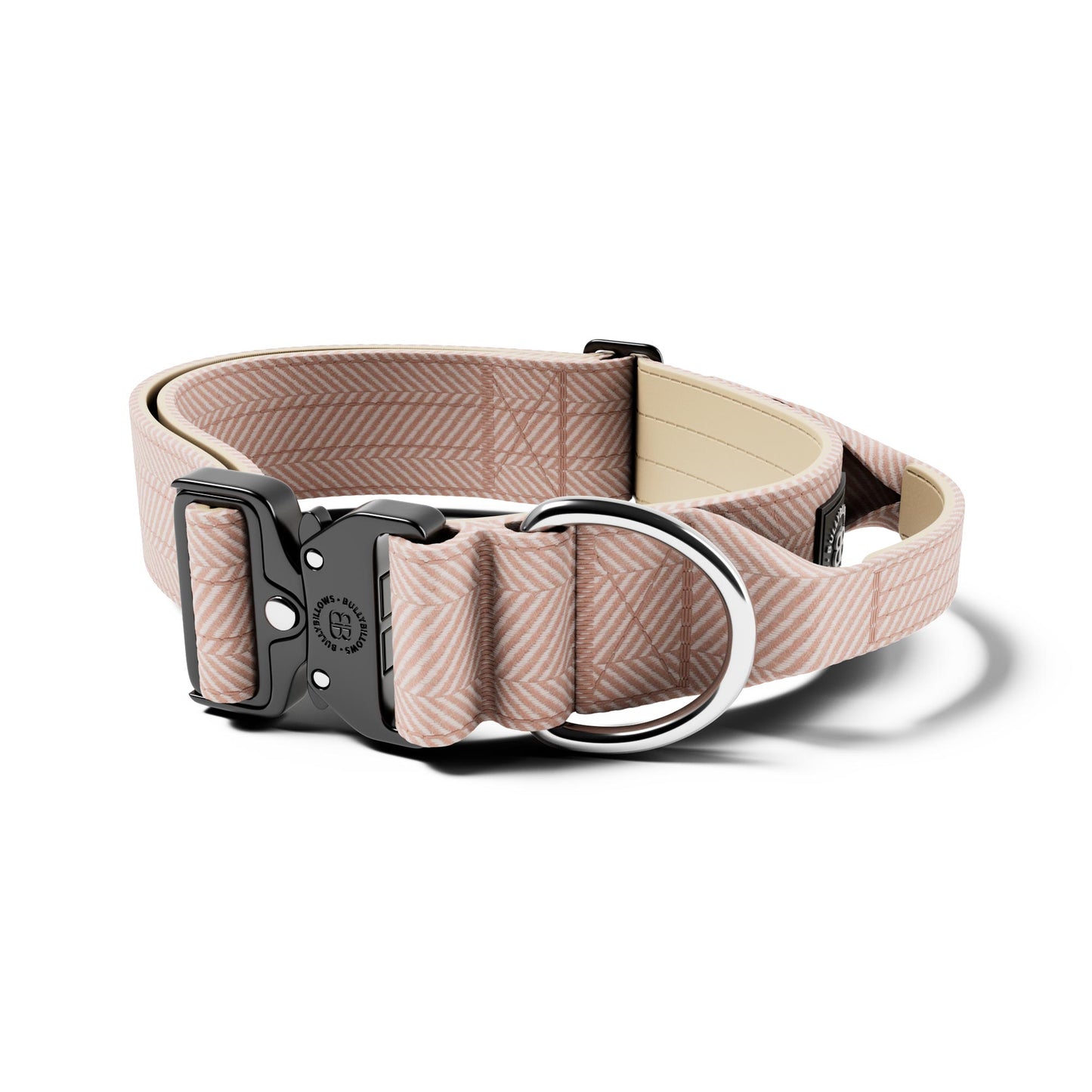 5cm Herringbone Combat® Collar | With Handle & Rated Clip - Elegant Cream