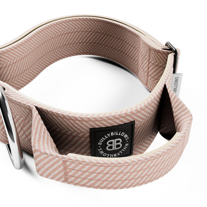 5cm Herringbone Combat® Collar | With Handle & Rated Clip - Elegant Cream
