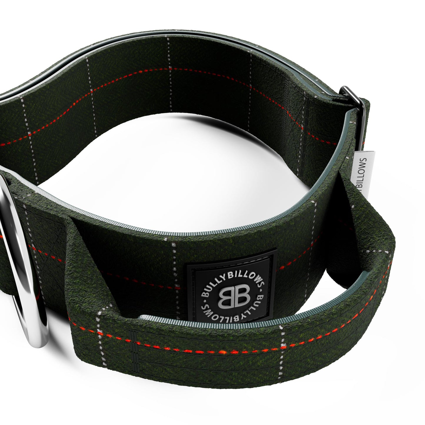 5cm Tweed Combat® Collar | With Handle & Rated Clip - Forest Green