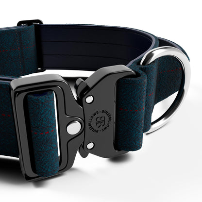 5cm Tweed Combat® Collar | With Handle & Rated Clip - Midnight Blue