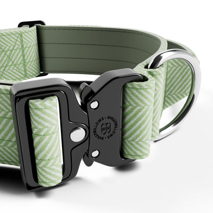 5cm Herringbone Combat® Collar | With Handle & Rated Clip - Mint Green