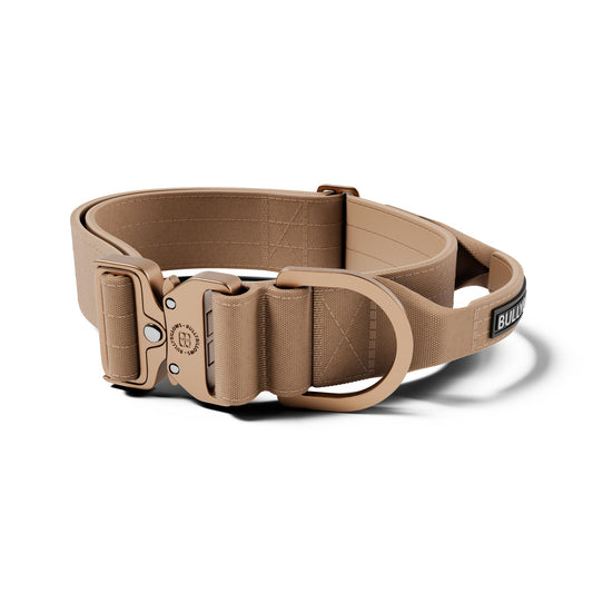 5cm LIGHTER Combat® Collar | With Handle Rated Clip - Tan x Tan