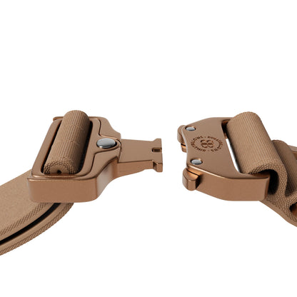 5cm LIGHTER Combat® Collar | With Handle Rated Clip - Tan x Tan