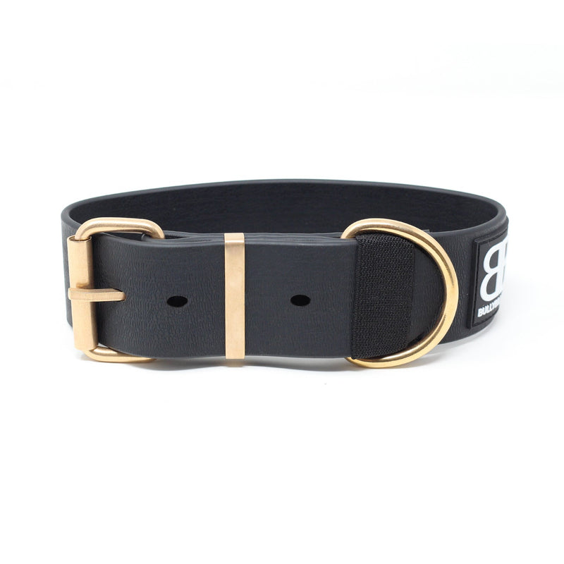 Grey - Gold Series Collar (5cm) - Premium Tactical Dog Collars